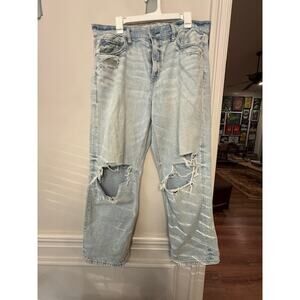 American Eagle Light Washed Denim Women's 12 Regular